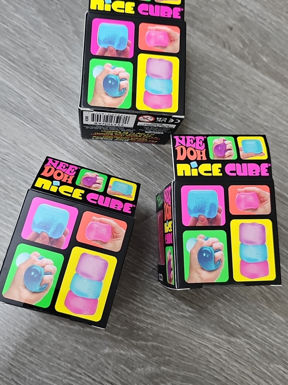 NeeDoh Nice Cube Set of 3 NIB - Picture 3 of 4